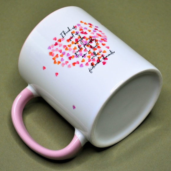 NWOT! 'In Love with a Fictional Character' Mug - Picture 4 of 5